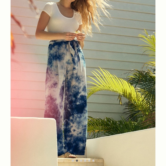 ❤️HP❤️ANTHROPOLOGIE CLOTH&STONE Venice Wide Leg Pants - Picture 3 of 12